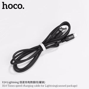 Hoco USB-A - Lightning -kaapeli 1 m X14 - musta