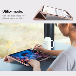 Spigen Urban Fit Suojakuori iPad Pro 11 5 / 6 / 2024-2025 -lle - vaaleanpunainen