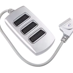 EURO plug to 3 EURO sockets adapter, HQ