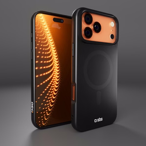 SBS Full Active Mag Suojakuori D3O-teknologialla iPhone 17 Pro:lle - musta