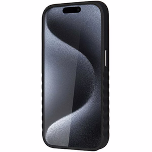 Audi Tekonahkainen Suojakuori MagSafella iPhone 15 Pro:lle - musta