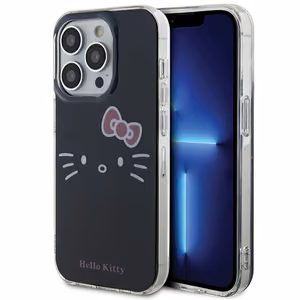 Hello Kitty IML Kitty Face Suojakuori iPhone 15 Pro Max:lle - musta