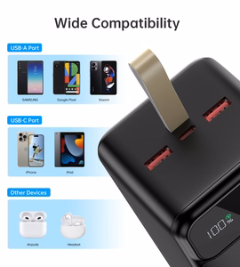 Choetech B732 varavirtalähde 22,5W 50000 mAh musta