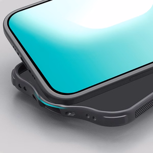 Nillkin Super Frosted Shield Pro MagSafe-yhteensopiva suojakuori iPhone 17 Air:lle - läpinäkyvä musta