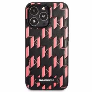 Karl Lagerfeld Monogram Plaque Suojakuori iPhone 13 Pro / 13 6.1" - Vaaleanpunainen