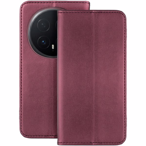 Smart Magnetic case for Honor Magic 8 Pro burgundy