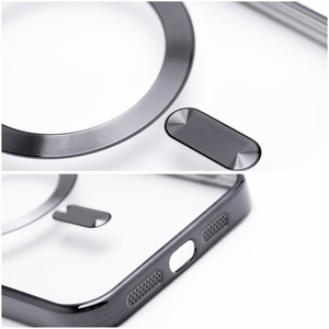 Electro Mag Cover-suojakuori mallille iPhone 17 Pro / 18 Pro, MagSafe-yhteensopiva – musta