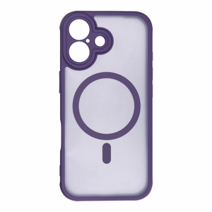 Suojakuori iPhone 17:lle Full Matte Mag Cover MagSafe-yhteensopiva violetti