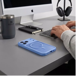 Tech-Protect BasicMag MagSafe -suojakuori iPhone 17 Pro / 18 Pro -malleille, matta vaaleansininen