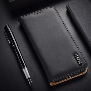 Dux Ducis Hivo Nahka Flip Cover Aitoa nahkaa Lompakko korteille ja asiakirjoille Samsung Galaxy S22 + (S22 Plus) Musta
