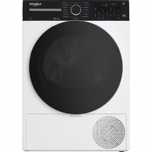 Whirlpool WP C10X WBS EE -vapaasti seisova edestä täytettävä kuivausrumpu, 10 kg, valkoinen