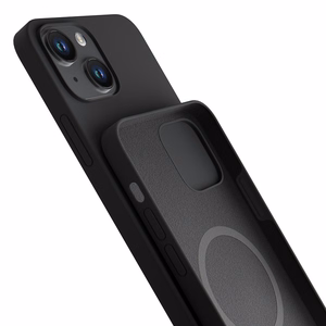 3mk Hardy Silikoninen MagCase iPhone 14 Plus:lle - harmaa