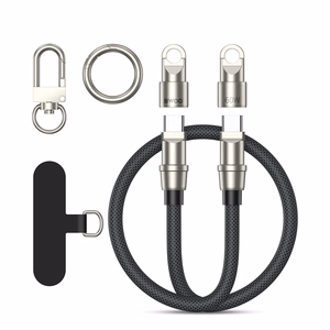 BWOO hihnakaapeli USB-C - USB-C 1.2m 60W hihnalla