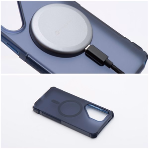 Case for Samsung A37 Forcell F-Protect BumperX Premium compatible with MagSafe navy blue