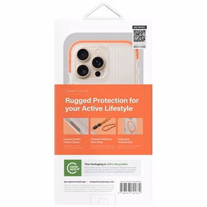 Uniq Combat Active Magclick Lataus Suojakuori iPhone 16 Pro:lle - Oranssi