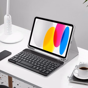 Tech-Protect SC Pen + Keyboard Suojakuori iPad 10.9 2022 (10. sukupolvi) / 11 2025 (11. sukupolvi):lle - harmaa