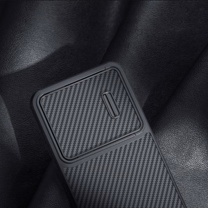 Nillkin Synthetic Fiber S suojakuori Samsung Galaxy S23+:lle kameransuojalla musta
