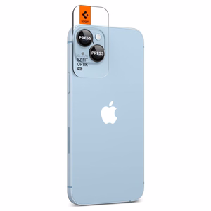 Spigen Glas.tR EZ Fit Optik kamerasuoja iPhone 14 / Plus / 15 / Plus - musta 2 kpl.
