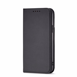 Magnet Card Suojakuori Samsung Galaxy S23+:lle - läppäkuori lompakko jalusta musta