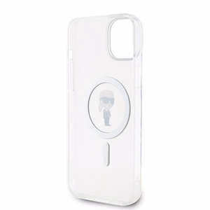 Karl Lagerfeld IML Ikonik MagSafe case for iPhone 15 Plus - transparent