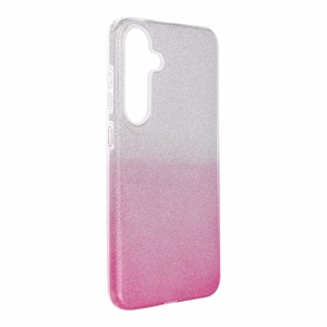 Hohtava suojakuori Samsung S25 Plus läpinäkyvä pinkki
