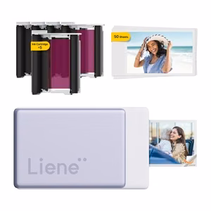 LIENE Pearl N200 Pro 2x3" kannettava valokuvatulostin (violetti)