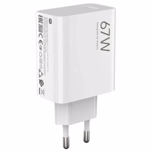 XIAOMI alkuperainen laturi USB A QC3.0 3A 67W MDY-15-ET valkoinen bulk
