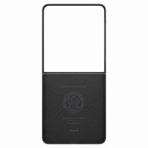 Spigen AirSkin Aramid Suojakuori Samsung Galaxy Z Flip 7:lle - Musta