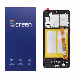 Samsung Galaxy A20e LCD-näyttö OEM kehyksen kanssa