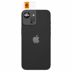 Spigen Optik Pro Glas.tR "EZ Fit" Camera Protector 2-Pack for iPhone 16E Black