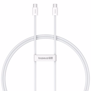 Baseus Superior Series ll USB-C - USB-C 30W 480Mb/s -kaapeli 1 m - valkoinen