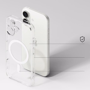 Ringke Fusion Magnetic MagSafe Suojakuori iPhone 17:lle - Kirkas