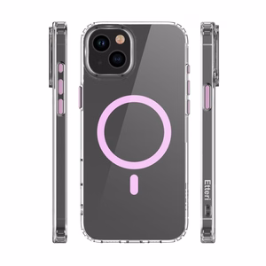 Etteri värillinen magneettikuori iPhone 13 6,1' vaaleanpunainen