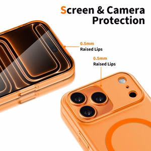 Tech-Protect Magslim MagSafe Suojakuori iPhone 17 Pro Maxille - Oranssi