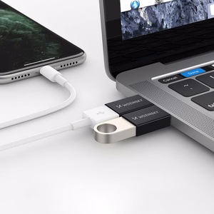 Wozinsky W10GY1S USB-C - USB-A 3.2 10Gb/s Adapter - Black