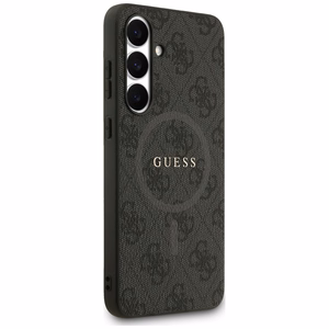 Guess 4G Ring Classic Logo MagSafe case for Samsung Galaxy S25 FE - black