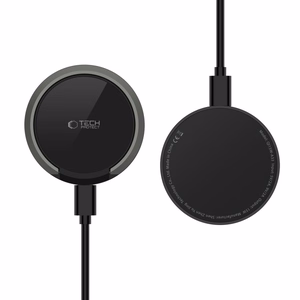 Tech-Protect QI15W-A33 Inductive Charger with MagSafe and Stand with USB-A / USB-C Cable - Black