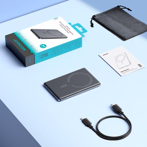 Powerbank Joyroom JR-PBM08 5000mAh 20W ultraohut induktiivisella latauksella - harmaa