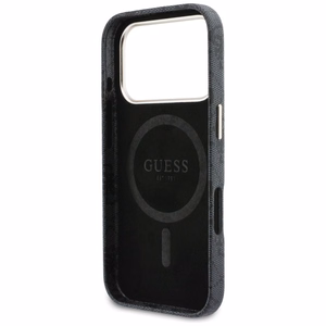 GUESS suojakuori iPhone 17 Pro:lle MagSafe-yhteensopiva GUHMP17L5P4FWMSK (PU FW 4G Script) musta