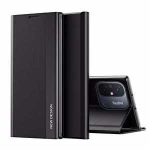 Sleep Case Pro Suojakuori Xiaomi Redmi Note 12 Pro+:lle kippujalustan kanssa musta