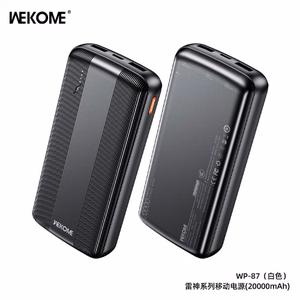 Power Bank WK Design "WP-87" Black 20000mAh