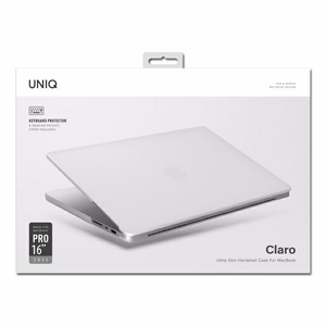 Uniq Claro kotelo MacBook Pro 16'' (2021) - läpinäkyvä