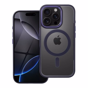 Suojakuori iPhone 16 PRO:lle Color Edge Mag Cover yhteensopiva MagSafe violetti