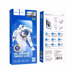 Karkaistu lasi iPhone X / XS / 11 PRO:lle Hoco HD 5D Guardian shield 10 kpl G14 musta