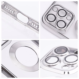 Glam Suojakuori iPhone 17:lle hopeinen