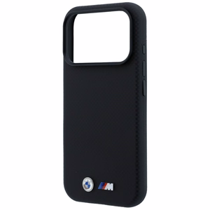 BMW M Quadrille Kevlar metallilogollinen MagSafe-suojakuori iPhone 17 Pro Max / 18 Pro Max -malleille, musta