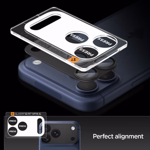 Spigen Optik Pro XL Camera Lens Glass for iPhone 17 Pro Max - Black