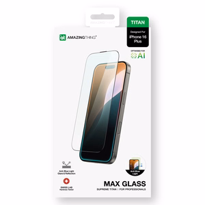 AmazingThing Titan Max Karkaistu lasi iPhone 16 Plus:lle