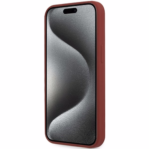 BMW Silikoninen Big Logo MagSafe Suojakuori iPhone 15 Pro:lle - punainen