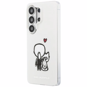 Karl Lagerfeld IML Karl&Choupette MagSafe Case for Samsung Galaxy S26 Ultra - Transparent